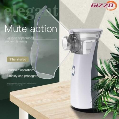 Gizzo Mini Inhaler Nebulizer Portable Silent Atomizer Adult Children Asthma Treatmenthealthy Home Medical Devices Humidifier