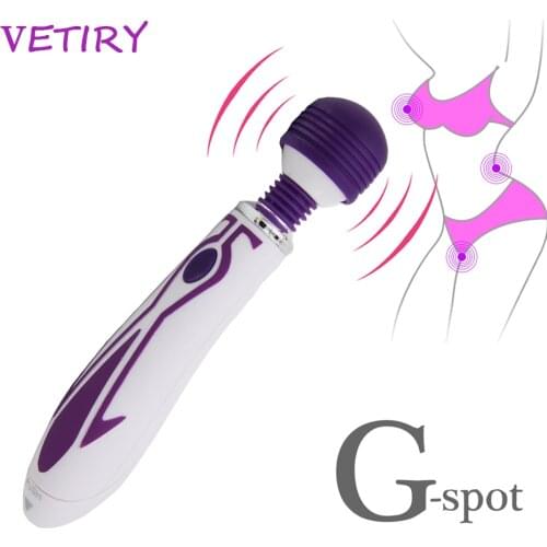 VETIRY Powerful Magic Wand AV Vibrator Sex Toys for Women Clit Stimulator Sex Shop Adult Toys G Spot Vibrating Dildo for Women