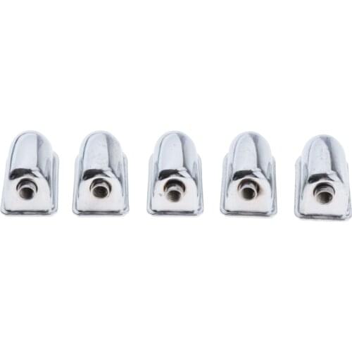 Set Of 5pcs Silver Tom Drum Snare Drum Lugs Musical Instrument Parts