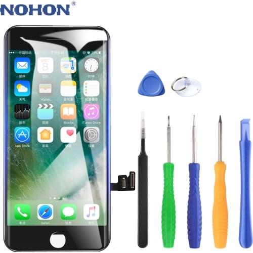 NOHON LCD Display Touch Screen 3D Digitizer Assembly Replacement For iPhone 6 6S 7 Mobile Phone LCDs Panel Free Repair Tools