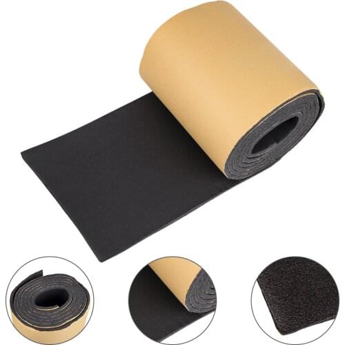 New 200cm×20cm Car Automatic Door Protector Garage Rubber Strip Guard Wall Panel Bumper Car Sound Insulation Cotton Safe Parking