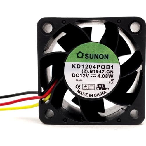 New KD1204PQB1 4028 / 4CM 12V 4.08W 2-pin fan