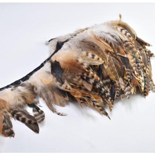 Wholesale Natural Pheasant Feathers Trimming Fringe for crafts 10~15cm DIY Party feathers for Sewing clothing home decoration