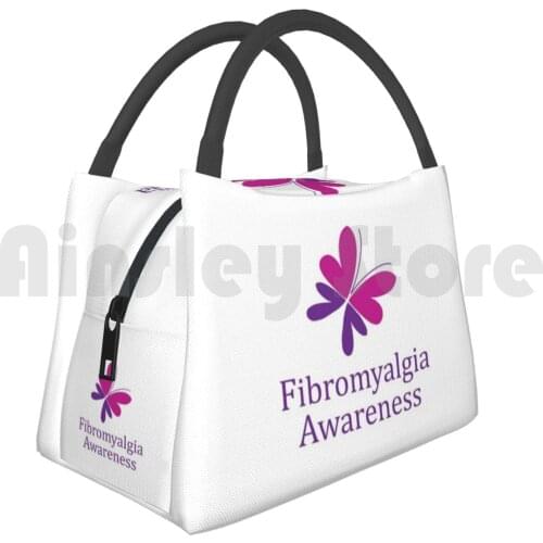 Portable Insulation Bag Fibromyalgia Awareness Logo Fibromyalgia Fibromyalgia Awareness Fibromyalgia