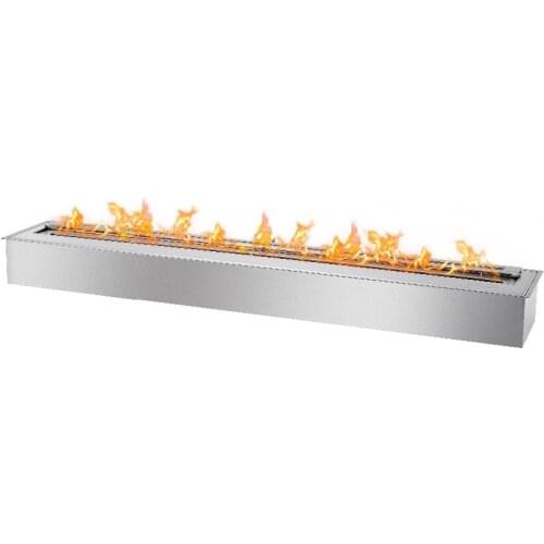 On sale stainless steel ethanol burner 48 inch indoor fire place