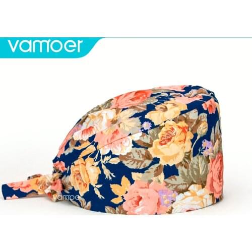 Unisex With sweat towel hat laboratory Clinic work cap Skull cap medical accessories scrub cap long hair