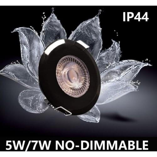 6PCS Waterproof 5W 7W LED Recessed Downlight Ultra Thin Bathroom Lamp Dimmable Round Driveless Ceiling Lighting AC 85-265V