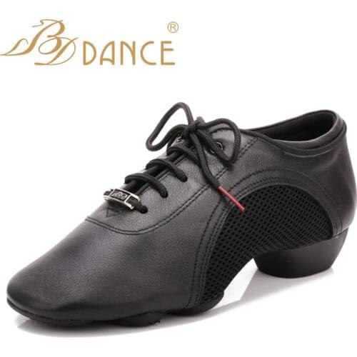 BD Dance Shoes Women Latin Dance Shoes teachers dance shoes two-point sole dance shoes JW-1 Free Shipping