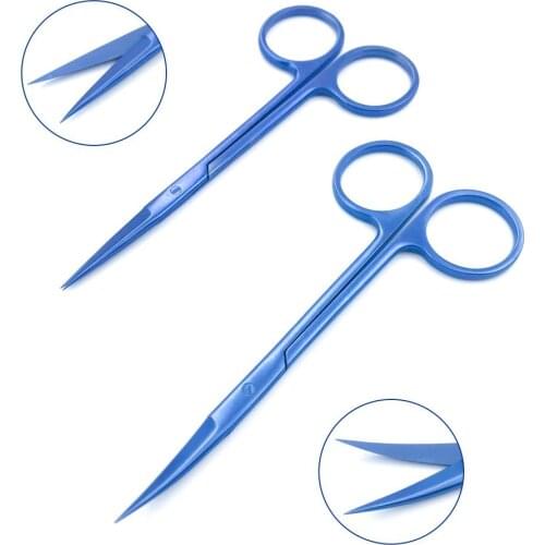 Titanium Stitch Scissors Ophthalmic Dental TC Fomon Scisso Pet Surgical Instrument