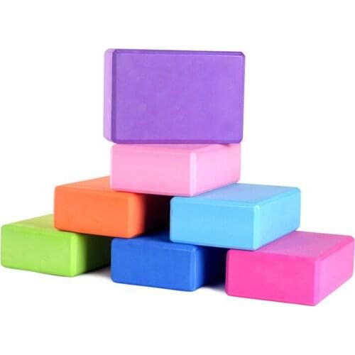 Yoga Block Foam Fitness EVA Yoga Block Colorful Foam Block Brick Exercise Workout Training Bodybuilding Equipment