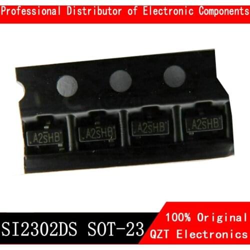 100pcs/lot SI2302DS A2SHB SI2302 SOT23 new and original IC