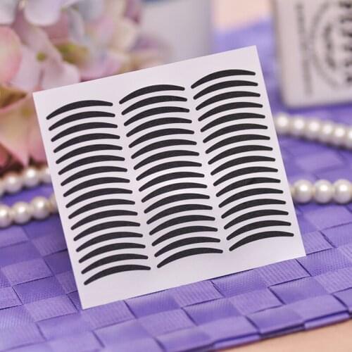 240 pcs/lot M Thick and Thin Black Stripe Makeup Eyeliner Eyelid Tape Stickers for Making Eyes Bigger with Eye Shadow SP-1005M