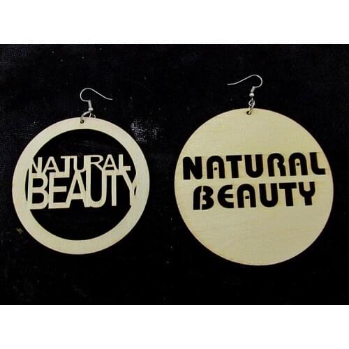Free Shipping! 6pairs/lot Newest Natural Beauty Word Wood Earrings