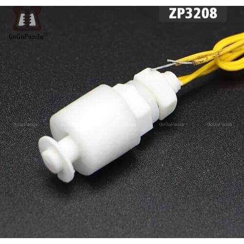 Free Shipping ZP3208 5Pcs M8*32mm 100V 220V Float Switch Mini Type Poly Propy Water Level Liquid Sensor Normal Close NC