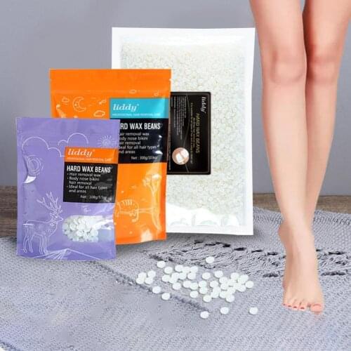 Mini 100g/300g/500g Safe Paper-Free Hard Bean Wax High Efficient Hair Removal Beans Paper-Free for Arm