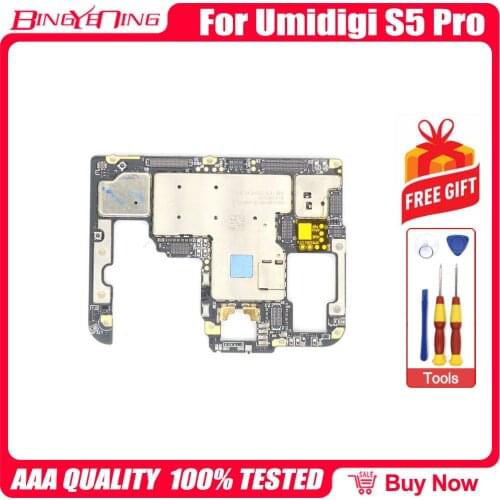 BingYeNing New Original Umidigi S5 Pro Motherboard 6G RAM 256G ROM Motherboard For Umidigi S5 Pro MTK Helio G90T Smartphone