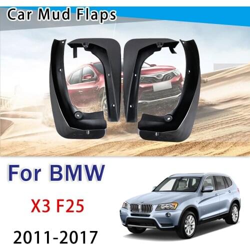 For BMW X3 F25 2011-2017 Front Rear Car Mudflap Fender Mud Guard Flap Splash Flaps Mudguards Accessories2012 2013 2014 2015 2016