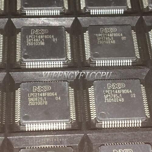 LPC2148FBD64 LQFP64 SMD 32-bit microcontroller chip IC