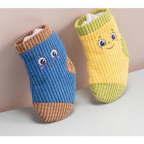 Multifarious Plush Pet Dog Toy Chew Squeak Toys Sock Tableware Fruit Anti-bite Smell training toy for Dogs Cats