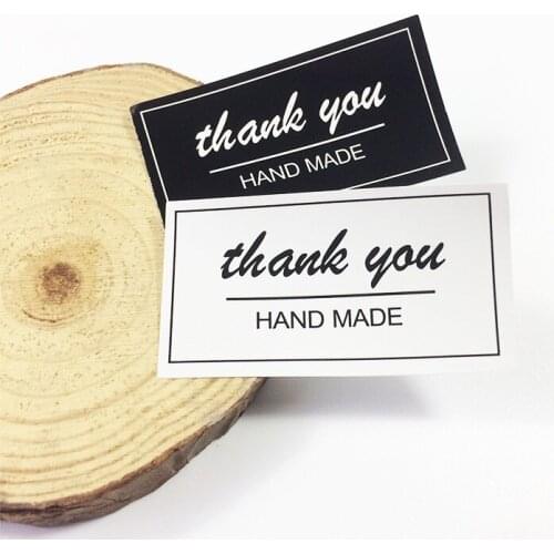 80 Pcs/lot Black White Simple Styling 'Thank You' Sealing Label Sticker For DIY Handmade Gifts Cake Baking Scrapbooking Decor