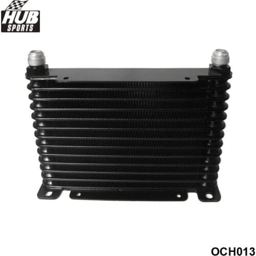 NEW DESIGN AN10 13 ROW 32MM BLACK ALLOY RACE DRAG DRIFT OIL COOLER HU-OCH013