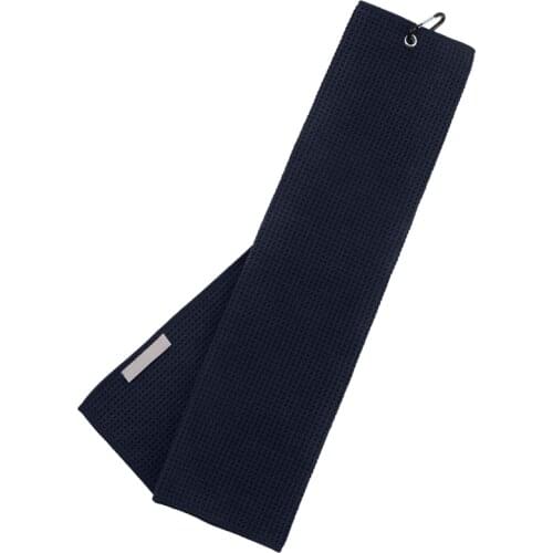 Golf Towel 12"×20" Folded Microfiber Waffle with Carabiner Clip for Golf Sport
