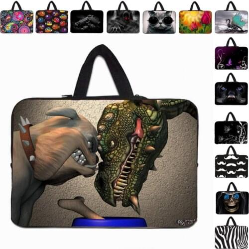Sac Pour Ordinateur Portable 9.7 10 11 12 13 14 15 17 Laptop Pc Handle Bag Neoprene Carry Cases Cover Pouch Protector Wholesale