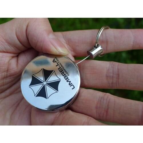 2017 Outdoor equipment high elastic telescopic rope anti lost anti-theft telescopic key chain ring