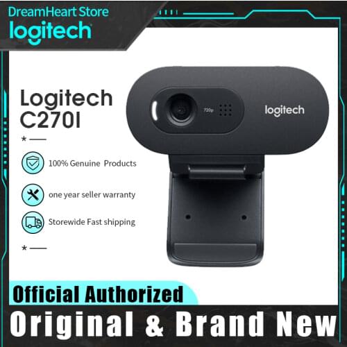 Logitech C270i Webcam HD Vid 720P Built-in Micphone USB2.0 Mini Computer Camera/Computer Camera / C270i C270 C310
