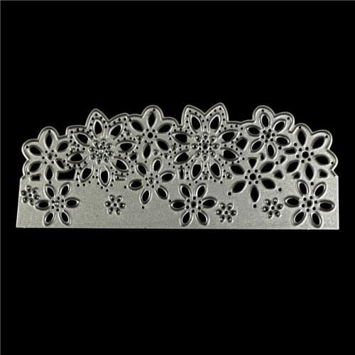 1pc Embossing Flower Frame Cutting Dies Stencils DIY Scrapbooking Greeting Card Decorative Metal Die Cuts Crafts