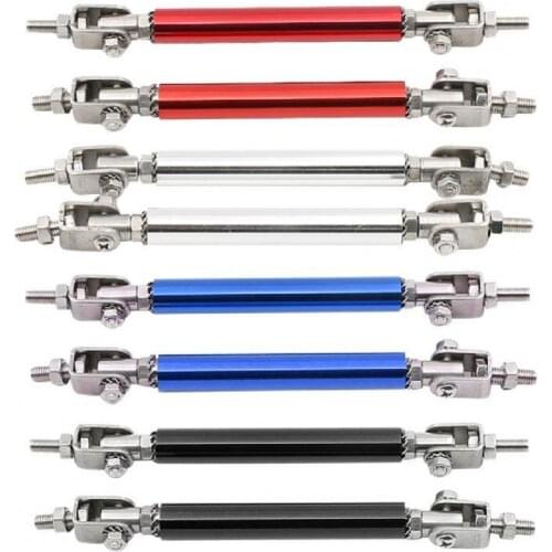 2Pcs LG07-75 Adjustable Strut Rod Anti-scratch Metal Bumper Lip Splitter Support Rod Car Easy Installation Splitter Support Rod