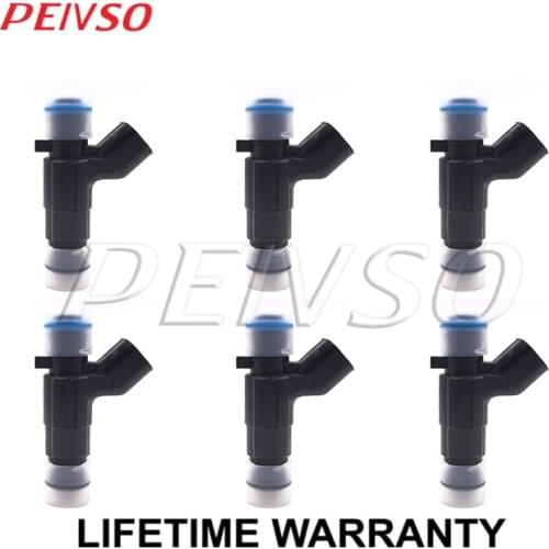 6x 0280156131 12571159 fuel injector for Cadillac CTS 2004~2008 SRX 2004~2008 STS 2005~2007 3.6L V6