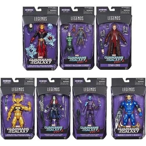 Hasbro Marvel Legends Guardians of The Galaxy Nebula Gamora Star-Lord 6-Inch Pvc Model Anime Figure Kids Gift Marvel Superhero