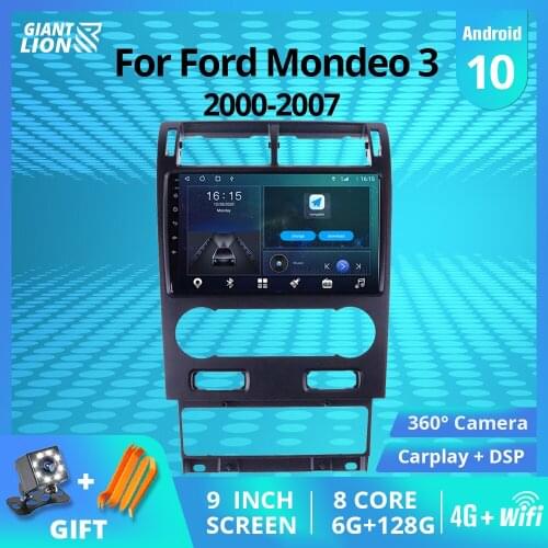 2DIN Android 10 Car Radio For Ford Mondeo 3 2000-2007 GPS Navigation Stereo Receiver Auto Radio DSP Car Receiver NO 2DIN DVD IGO