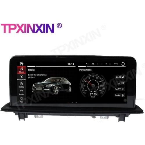 10.25inch 8+128G For BMW X6 2016 2017 Android 10 Car Multimedia Player Car Stereo GPS Navigation Auto Radio Head unit DSP IPS