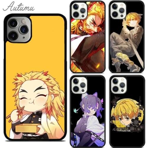Kimetsu no Yaiba Phone Case for iPhone 11 12 Pro Max mini X XR XS SE 2020 5 6S 7 8 Plus Samsung Galaxy S8 S9 S10 Cover shell