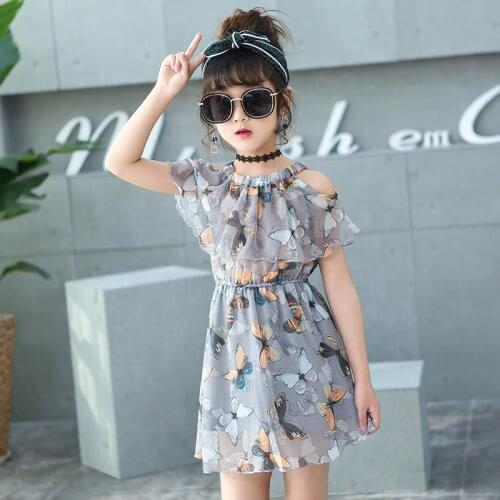 HANQIYAHULI Girls Summer Dress 2019 Brand Harness Butterfly Princess Dress Children Costume for Kids Clothes Baby Dress