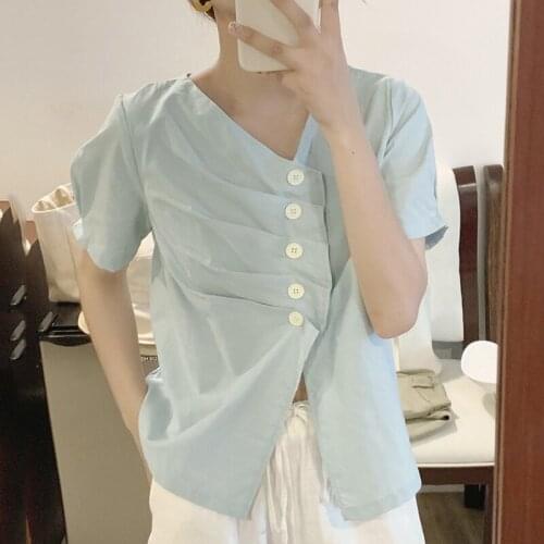 iMucci Short Sleeve Shirts For Women