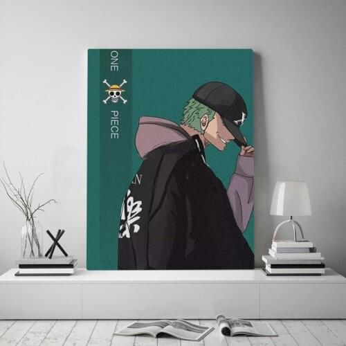 Canvas Painting Wall Art HD Printing Roronua Zorro Poster Anime Home Decoration Modern Living Room Modular Picture