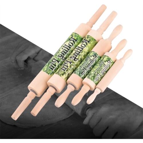 Pottery Tools Rolling Mud Stick Clay Polymer DIY Ceramic Mudboard Forming Tool Multi-size Solid Wood Mud Rolling Slime Roll