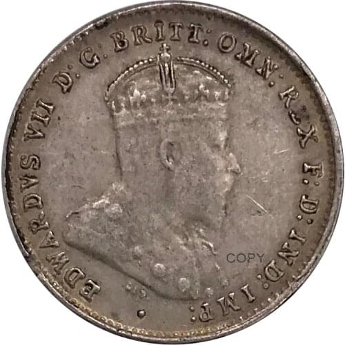 1910 Austria Threepence Edward VII 3 Pence 90% Silver Collectibles Copy Coin