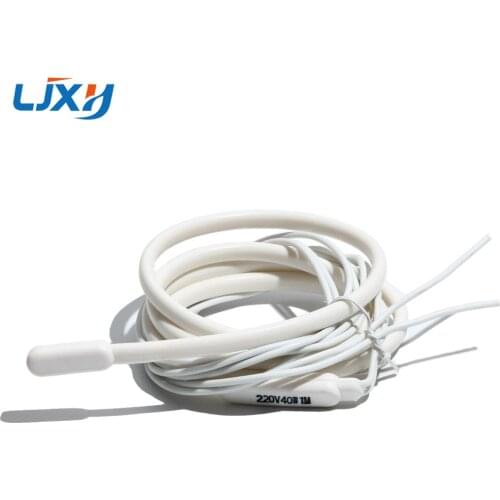 LJXH 8~15m White Silica Gel Defrost Heater Wire Water Draining Defroster Refrigeration House Sewer Antifreeze Waterproof Band