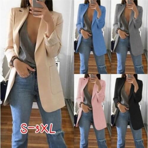 European and American Hot Style Fashion Lapel Slim-Fit Cardigan Temperament Suit Jacket Women