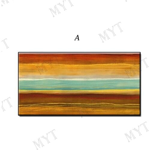 Cheaper Modern Hand Painted Wall art Picture Abstract color landscape oil painting for Living room bedroom home decor no framed