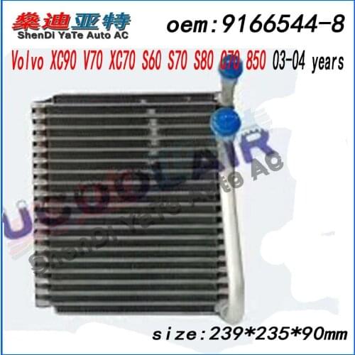 ShenDi YaTe Auto AC Car Air conditioning evaporator core for Volvo C70 V70 XC70 S60 S70 S80 C70 850 9166544-8/6802300/9171781