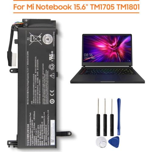 Xiao Mi Original Replacement Battery G15B01W For For Xiaomi Mi Notebook 15.6" TM1705 TM1801 GTX1050Ti/1060 171502-AK/AN/AA/I