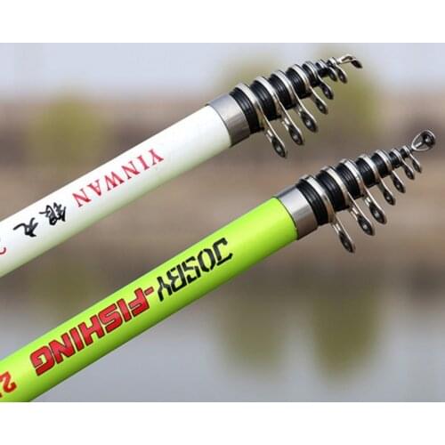 Telescopic Rock Fishing Rod Spinning Fly Carp Feeder Carbon Fiber Mini Travel Rod Reel Seat 1.5M 1.8M 2.1M 2.4M 2.7M 3M