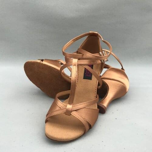 Latin Dance Shoes For women Salsa shoes pratice shoes comfortable shoes MS6232DTN High Heel Low Heel available 10colors above