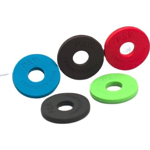 2 pcs Universal P&P Brand Official Guitar Strap Block Rubber Safety Lock Gasket Washer Acoustic Guitar Bass Ukulele Accessories
