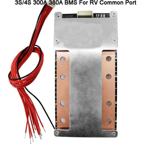 RV BMS 3S 4S 300A 380A LiFePO4 3.2V Lipo18650 Lithium Battery Protection Board Balance BMS PCB For RV 3.7V Cell Electronic DIY